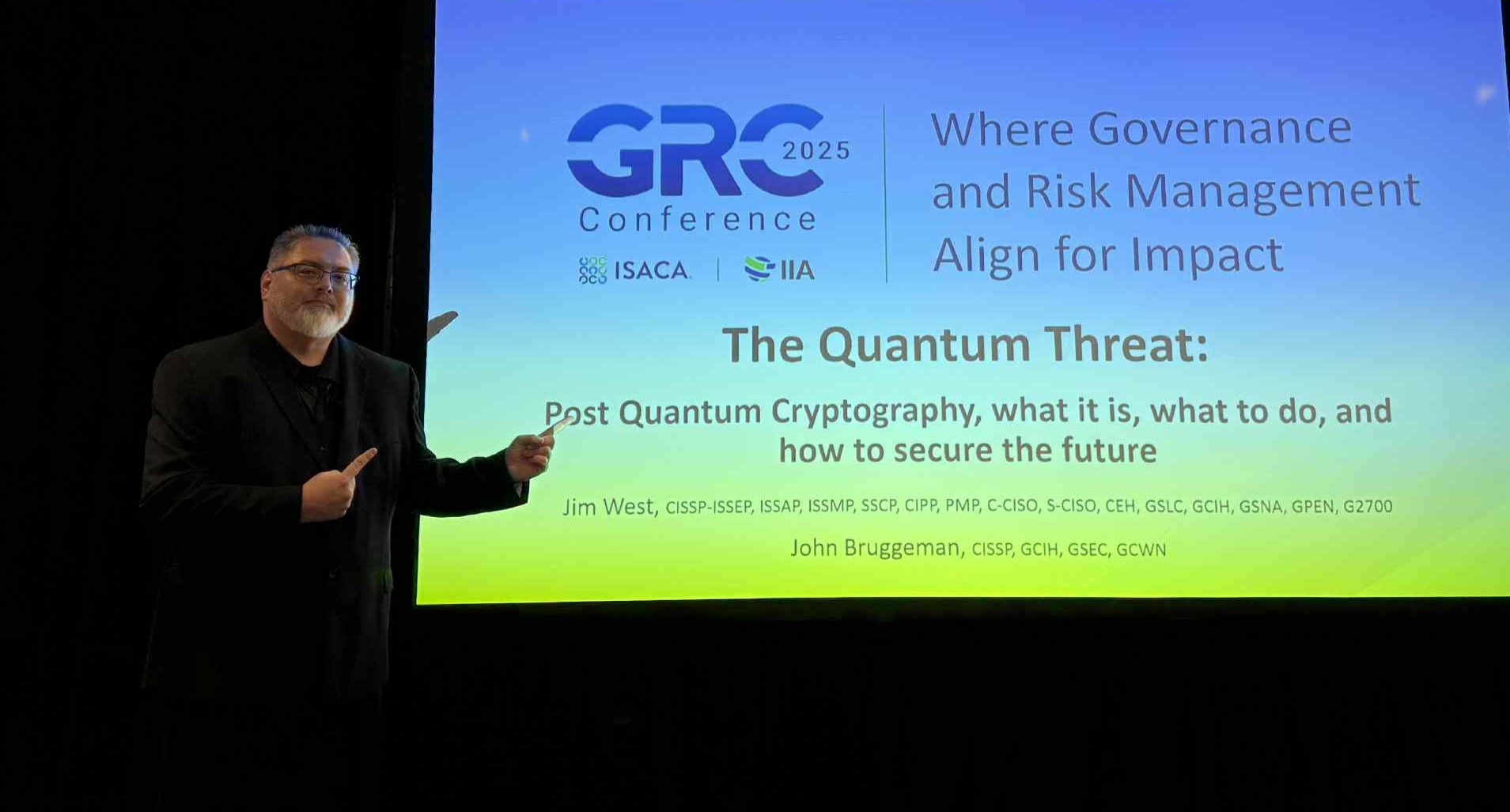 Presentation on quantum cryptography threat