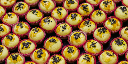 Black Sesame Baked Goods