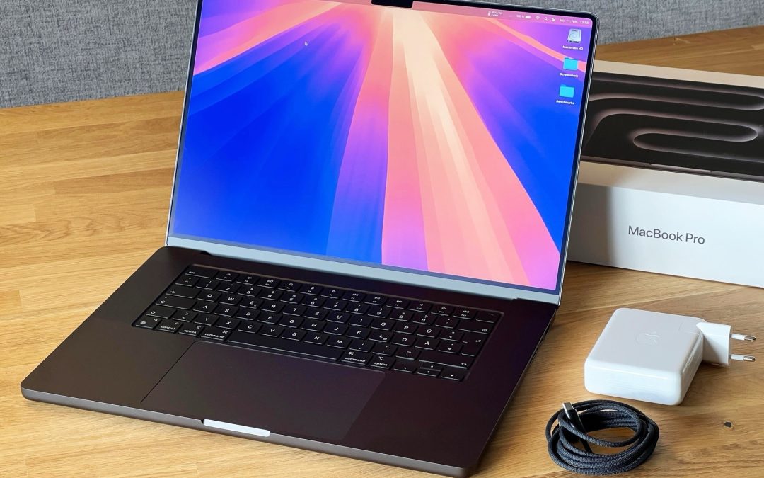 macbook pro with oled touchscreen